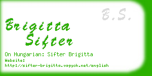 brigitta sifter business card